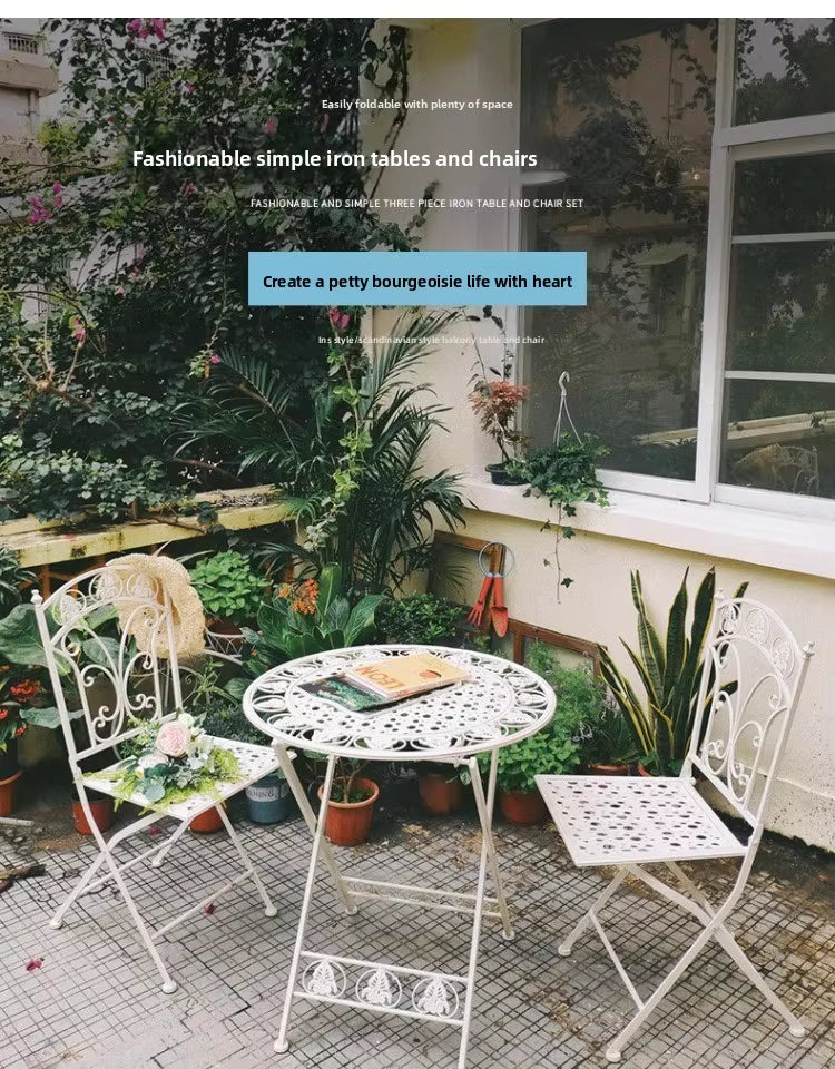Nest Pulses Folding Metal Garden Furniture
