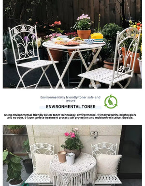 Nest Pulses Folding Metal Garden Furniture
