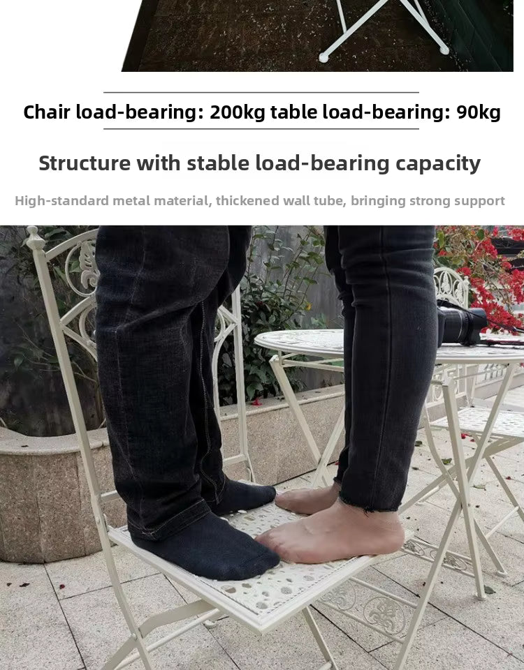 Nest Pulses Folding Metal Garden Furniture