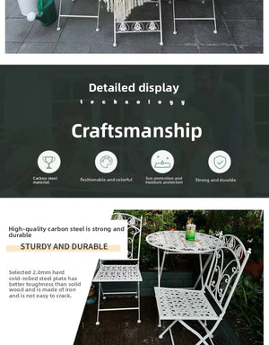 Nest Pulses Folding Metal Garden Furniture